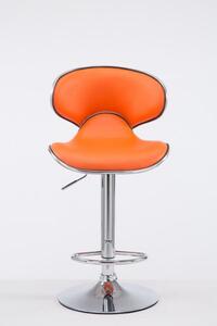 Barová židle Claire oranžová