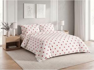 Bavlněné povlečení HEART CHARM bílé, 100% balvna Rozměr povlečení: 70 x 90 cm | 140 x 200 cm