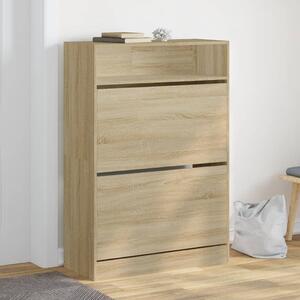 Botník se 2 výklopnými zásuvkami dub sonoma 80 x 34 x 116 cm 3214408