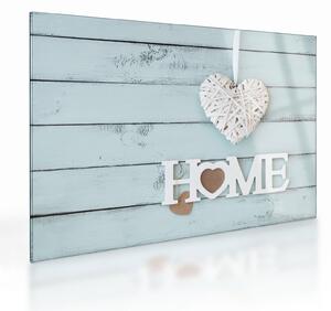 Skleněný obraz - I love home (70x50 cm)