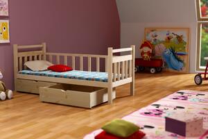 Dětská postel s úložným prostorem Natalia, Olše, 80x180 cm