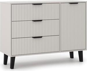 BDW, komoda se zásuvkami, lonice, Scandi, 110×40×81,5 cm, kamír