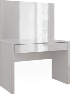 Toaletní stolek Vicco Annabelle Bílá vysoký lesk/bílá 110 cm se zrcadlem, Model 55016