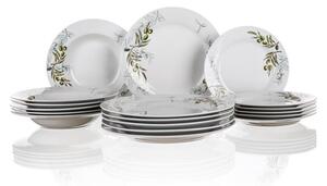 Banquet Porcelánová sada talířů OLIVES 18 ks