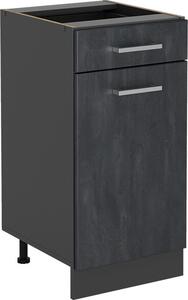 Spodní skříňka kuchyňské linky Vicco R-Line Černý beton 40 cm bez pracovní desky, Model 47466