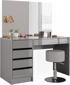 Toaletní stolek Vicco Sherry Šedá 120 cm se stoličkou, Model 38785