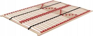 Rám postele 200x120 LUX+ 200kg elastická vložka 56 nastavitelných roštů