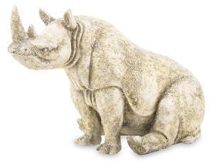 Béžová soška nosorožec 137575