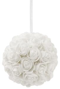 Bílá koule s růžemi 118112