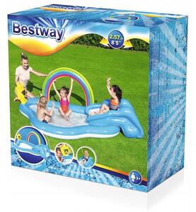 BestWay Dětské hřiště s klouzačkou Duha 53092