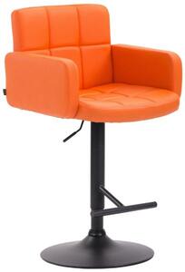 Barová židle Esther oranžová
