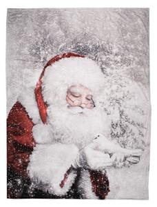 Pléd / deka s motivem Santa Clause – 130x170 cm