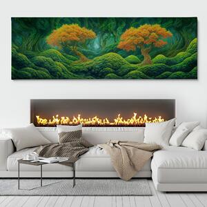 Obraz na plátně - Strom života Zrzaví bratři FeelHappy.cz Velikost obrazu: 60 x 20 cm