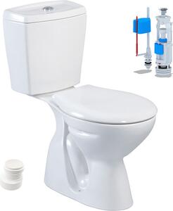 Podlahové WC s keramickou splachovací nádržkou Taharet WC sedátko s měkkým zavíráním Toaletní WC Svislá podlaha