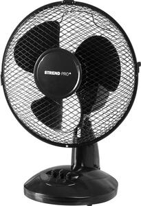 Ventilátor Strend Pro, stolový, čierny, 34 cm, 25 W