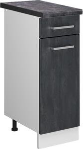Spodní skříňka kuchyňské linky Vicco R-Line Černý beton 30 cm PD Antracit, Model 47569
