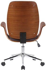 Kancelářská židle Amani ořech/hnědá