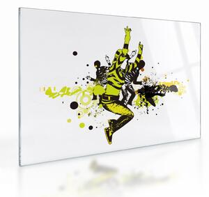 Skleněný obraz - Street dance (70x50 cm)