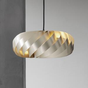 Tom Rossau Závěsné světlo TR5, Ø 60 cm, zlaté, hliník, stmívatelný, Mosaz / zlato, Obývací pokoj / jídelna, Hliník, Skandinávský