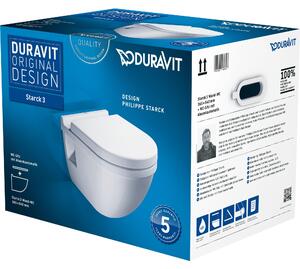 DURAVIT 42000900A1 Starck 3 WC set, omyvatelný, bílý
