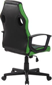 Kancelářská židle Avah černá/zelená