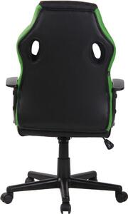 Kancelářská židle Avah černá/zelená