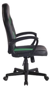 Kancelářská židle Chelsea černá/zelená