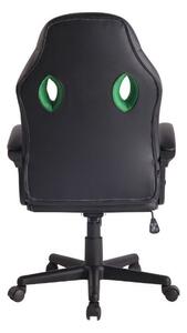 Kancelářská židle Chelsea černá/zelená