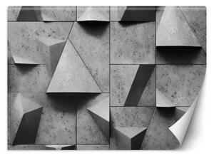 Fototapeta, Geometrické tvary konkrétní 3D - 150x105 cm