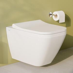 VitrA M-Line, závěsné WC s hlubokým splachováním, 54 cm, bez obruby, hranaté