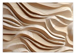 Fototapeta, Vlny abstraktní 3D - 100x70 cm