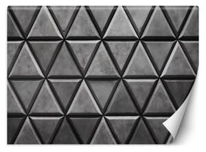 Fototapeta, Geometrické trojúhelníky 3D - 450x315 cm