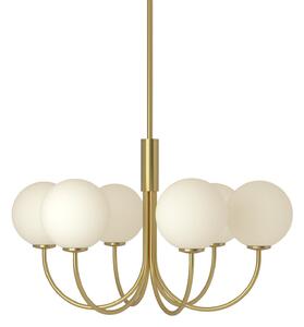 Lustry Herstal, BALLON, stmívatelné, Zlatá / mosazná, Obývací pokoj, Kov, Design