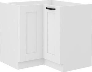 Kondela Dolní rohová kuchyňská skříňka Lula 89x89 ND 1F BB - bílá