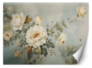 Fototapeta, Vintage jarní květiny - 368x254 cm