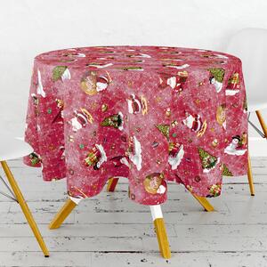 Ubrus PVC kulatý FL-1334-02 – Vánoční pohádka (různé velikosti)