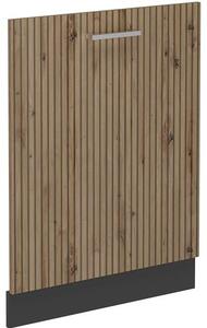 Čelní panel myčky Vicco R-Line Řemeslný dub 60 cm bez pracovní desky, Model 54624