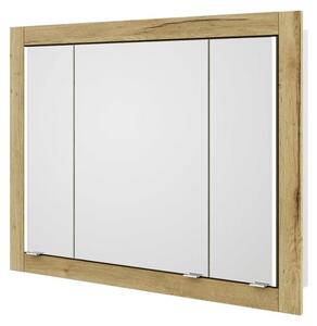 Zrcadlová skříňka Steinkamp do zabudování, šířka 106,5 cm, se 3 dvířky a LED osvětlením