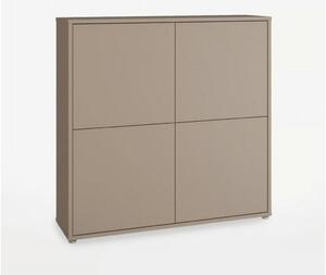 Vysoká komoda barva taupe