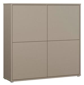 Vysoká komoda barva taupe