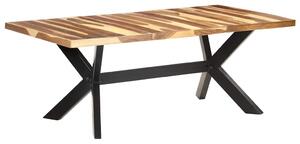 Jídelní stůl 200x100x75 cm masiv s medovou povrchovou úpravou 321549