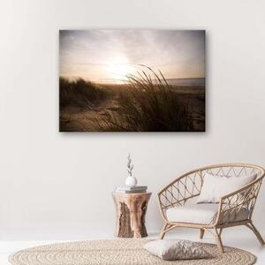 Obraz na plátně Západ slunce na pláži - 60x40 cm