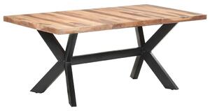 Jídelní stůl 180x90x75 cm masiv s medovou povrchovou úpravou 321548