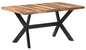 Jídelní stůl 160x80x75 cm masiv s medovou povrchovou úpravou 321547