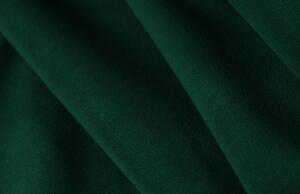 Lahvově zelená sametová dvoumístná pohovka MICADONI Shane 188 cm
