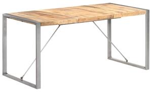 Jídelní stůl 160 x 80 x 75 cm masivní hrubé mangovníkové dřevo 321563