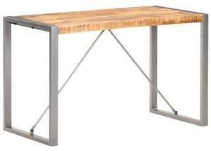 Jídelní stůl 120 x 60 x 75 cm masivní hrubé mangovníkové dřevo 321561