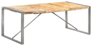 Jídelní stůl 200 x 100 x 75 cm masivní hrubé mangovníkové dřevo 321565