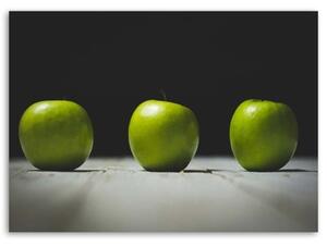 Obraz na plátně Jablko Zelené ovoce - 60x40 cm