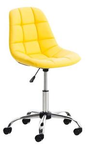 Kancelářská židle Rhea žlutá